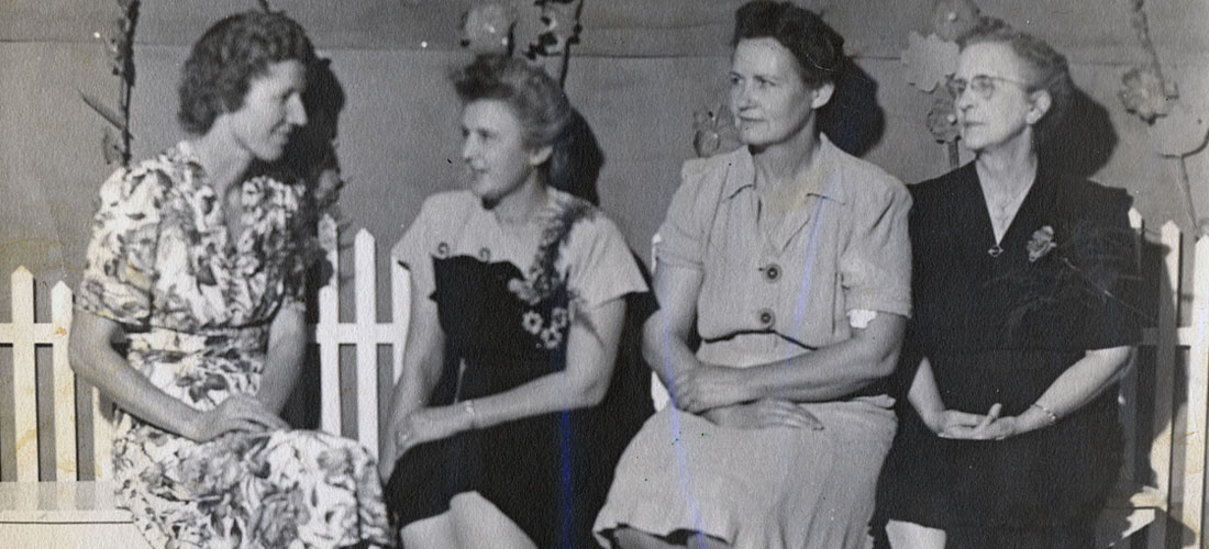 1950s era photograph, Amboy school educators