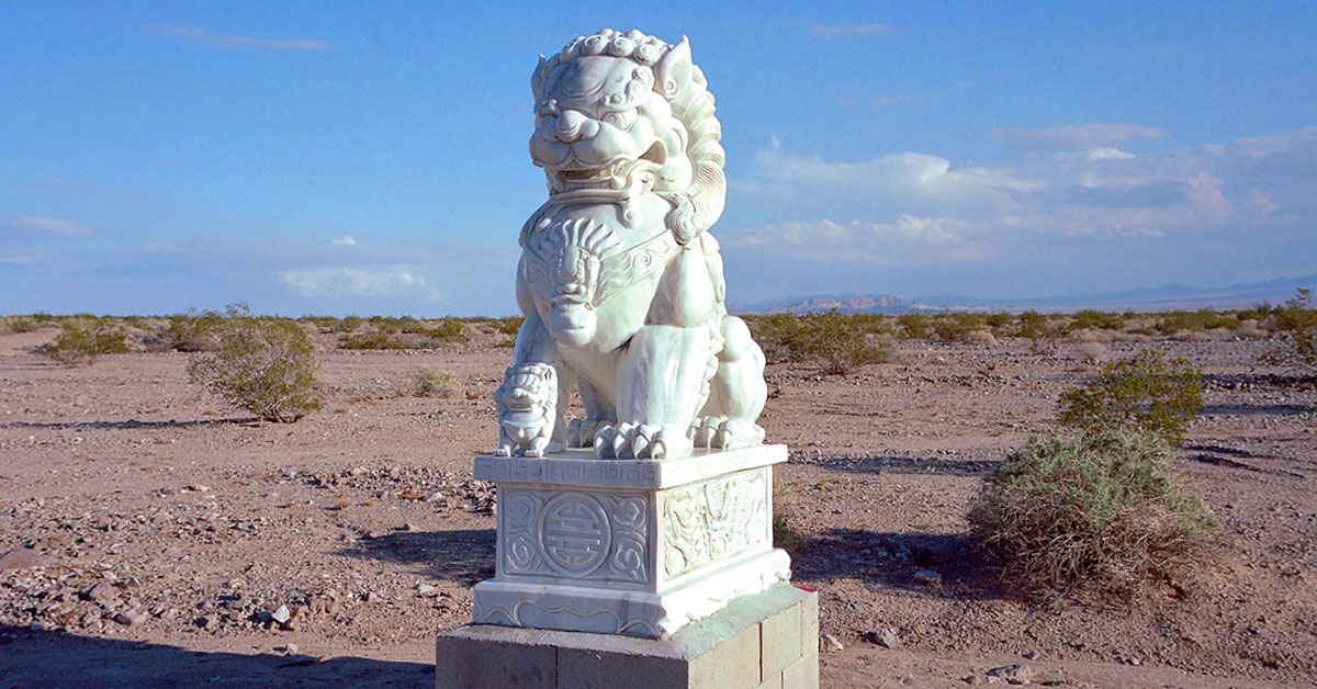 The Guardian Lions in Amboy California